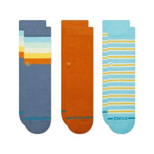 Kids Maliboo Crew Socks 3 Pack