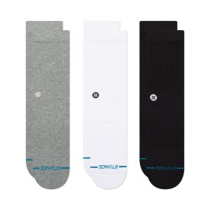 Icon Crew Socks 3 Pack